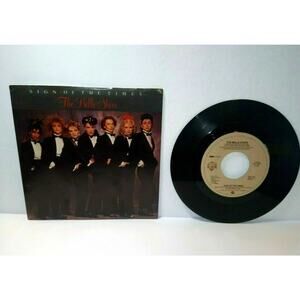 The Belle Stars Artist Sign Of The Times 7" Vinyl Record Warner Bros 7-29672
